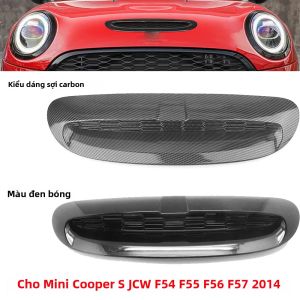 Bộ Ốp Khe Gió Capo Động Cơ Màu Đen Bóng ABS Cho Mini Cooper S JCW F54 F55 F56 F57 2014-nay