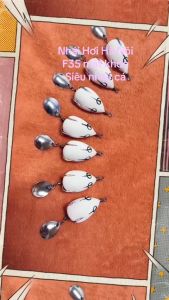 Nhái hơi F35   mắt khóc size 35cm  lưỡi titan  cao su nhập thái   body dai mềm chống vướng tốt