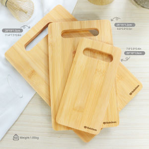 ​Bainison​​ ​​Minimalist Bamboo Cutting Board For Deli Slicing Anti Slip Durable Easy To Clean Use Small Tools In The Kitchen