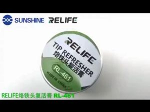 Relife RL-461เครื่องเชื่อมเหล็กทำความสะอาดปลายรีเฟรชสำหรับลบชั้นออกไซด์ของหัวแร้งคืนค่าและอัปเดตเครื่องมือซ่อมแซม