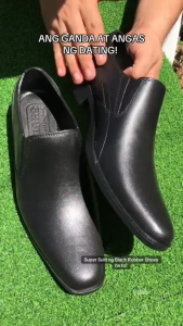 FLASH SALE Mens Black Shoes Fashiona comfortable rubber black shoes Students non- slip black shoes black shoes suitable for work suitable for all seasons