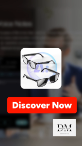 Smart AI Translation Glasses AI Chat 100+ Language Real-Time Interpretation Photo Translation Answering Call Voice Note