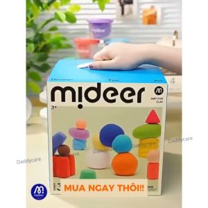Đất nặn tự khô tạo mô hình 24-36 màu đất sét tạo hình Mideer AIRY FUN CLAY
