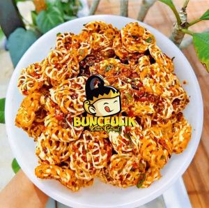 Sebring Ravael Kerupuk Seblak Rasa Kencur Daun Jeruk Organik 1Kg - Snack Tradisional