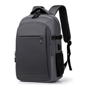 New Mens Business Casual Travel Backpack Large Capacity Multi-Function Computer Bag Soft Handle Dig Bag Zipper Closure Foldable