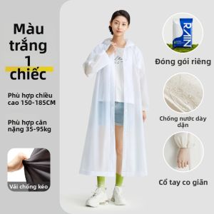 DINGQING | Áo Mưa Nặng Có Cáp Dành Cho Du Lịch và Đi Bộ Ngoài Trời