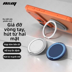 A&M | New Magnetic MagSafe Car Mount Dual Strong Rotating 360 Ring