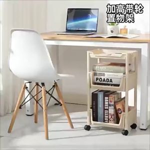 Multi-Layer Storage Rack With Wheels Movable Book Shelf Rack Household Kitchen Storage Rak