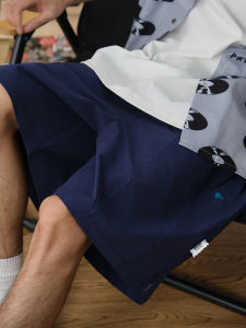 Battles Iron Wire Mesh Embroidery Shorts Quick Dry Lightweight Loose Casual Summer Fashionable Polyester Fiber Youth Popular