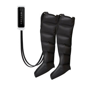 Leg Air Compression Massager Zipper Hot Press Therapy Pump Calf Wrap Pneumatic Boots Lymphatic Drainage Rehabilitation System
