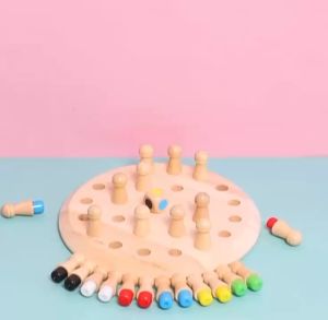 KTPH Wooden Memory Chess Educational Toys