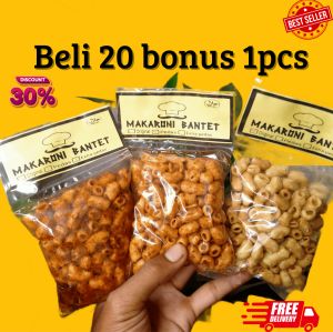 MAKARONI MAKRONI BANTET BANTAT 50 GRAM PEDAS EXTRA PEDAS ASIN KHAS TASIKMALAYA