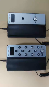 Daytech CI10 Wireless Phone Intercom Host and  Extension Internal Phone LCD screen Caller recognition Wireless Intercom System for Business Store Shop Company Factory Hotel  Tea House Hospital Home Construction Office 1000m signal transfer VMI Direct