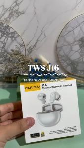 TWS Headset J16 Bluetooth 5.3 ENC Wireless Stereo Gaming Earbud In-Ear Tahan Air Dengan Mikrofon Earplug