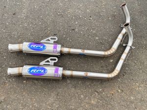 Knalpot ceklis salemba jungstyle stainlees titanium original rpl racing exhaust mio vario aerox nmax pcx beat dll inlet 38mm