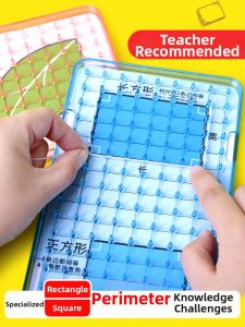 Perimeter Understanding Teaching Aid for Math Rectangles and Squares Demonstrator