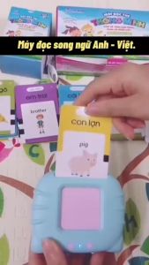 Máy Đọc Thẻ Tiếng Anh Máy đọc thẻ Flashcard Song Ngữ Anh _ tiếng anh giáo dục sớm cho bé loại 1 192 từ vựng