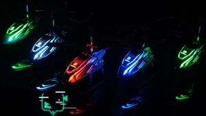 Helikopter Remote Control 35 Channel Mainan Alloy Terbang RC dengan Giroskop 7 Lampu LED Anti jatuh