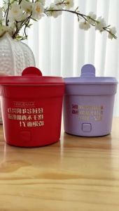 【TOYO OS】Portable Mini Cooker Multi-function Electric Noodles Bowl Non-Stick Pot HA2002