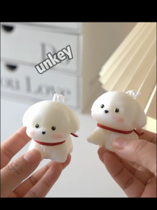 Ins Cute Teddy Dog Scented Candles Photo Props Puppy Shape Home Decoration Holiday Souvenirs Gifts