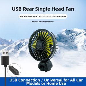 Suitu | Car Dual-head USB Fan 12V-24V