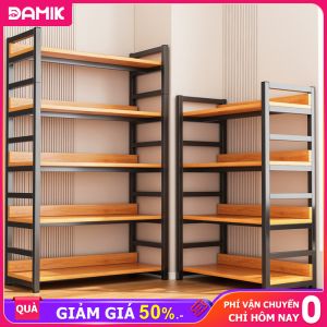 DAMIK kệ sách đa năng Kệ trưng bày cửa hàng shop mỹ phẩm Kho sào kệ cho shop sắt + tấm ván