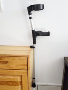 Portable Cane Holder Elderly Convenient Hanging Shelf Handicap Device Walking Stick Fixed Bracket Outdoor Travel Hiking Canes