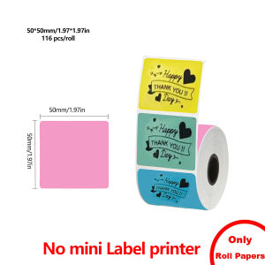 Mini portable thermal label printing machine - suitable for small businesses offices and homes mobile wireless label barcode