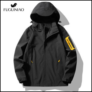 Fuguiniao Người Đàn Ông Của áo khoác Jacket nhẹ Ngoài Trời Áo Gió Giản Dị Áo Khoác leo núi không thấm nước Áo Khoác Áo Khoác Du Lịch