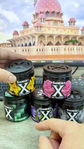 Authentic X Balm Car Balm 220g Car Solid Aromatpy Fragrance Air Freshener Long-Lasting Light Fragrance Large Capacity Car Perfume Fragrance Office/Home/Bathroom Air Refresher Air RefresherGel