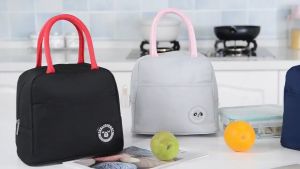 Túi đựng hộp cơm 2 ngăn giữ nhiệt cao cấp chống thấm nước có tráng bạc chính hãng D Danido