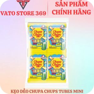 Kẹo dẻo CHUPA CHUPS hương trái cây hỗn hợp mini tubes gói 24g