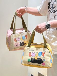 Thickened Waterproof Insulated Lunch Box Bag Aluminum Foil Handheld Bento Bag for Students And Office Workers Meal Package