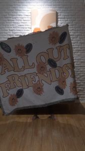 Throw Blanket Friendsy/Selimut Cover Sofa Alas Lantai Alas Piknik Taplak Meja Walldecor Lembut
