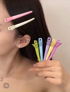 Set 2 kẹp tóc mỏ vịt Doudou Cặp tóc nữ Kẹp tóc mái Kẹp mỏ vịt Kẹp mái xinh phong cách Hàn Quốc FJ077