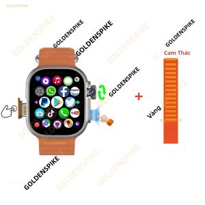 Đồng Hồ Thông Minh DW100 Pro 4G/5G Ultra 3 Touch ID 128GB Màn Hình AMOLED Theo Dõi Giấc Ngủ & Nhịp Tim Nhắc Nhở Tin Nhắn WiFi GPS Dành Cho Người Lớn