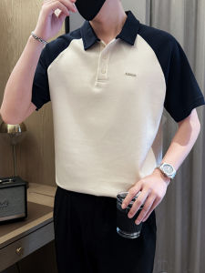 Áo Thun Polo Nam Dáng Rộng Mùa Hè 2025 Cổ Polo Tay Ngắn Thường Ngày Chất Liệu Cotton Thoáng Khí Thoải Mái Cho Thanh Thiếu Niên