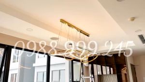 [ Hàng cao cấp ] Đèn thả bàn ăn hiện đạiđèn thả trần mạ vàng 24k sang trọng dành cho không gian phòng ăn - quầy bar