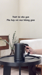 Ấm Siêu Tốc Lebenlang LBL2318 800ml 1000W Tự Ngắt Đèn Báo thiết kế Nhỏ Gọn Bảo Hành 2 Năm - chính hãng