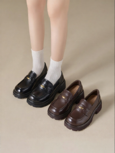 Josiny | Comfortable Slip-on Black Loafers Shoes