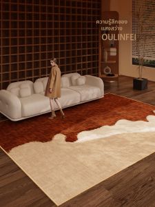 OULINFEI | Antique Style Elegant Brown Waterproof Easy-to-Clean Soundproof Carpet