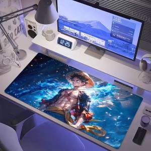 Bandai | One Piece Gear Five Luffy Anime Gaming Mouse Pad Large Rubber Keyboard Desk Mat With 2MM Stitched Edge Design