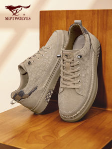SEPTWOLVES | Breathable Mens Canvas Shoes 2026 New Model