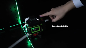 COD Cepat Hilda Laser Level 16 Lines Mesin Self Leveling Hijau Dan Oren 3 Baterai dan 1 Tripod Laser Sinar Hijau dengan Remot Laser Siku Waterpass Digital