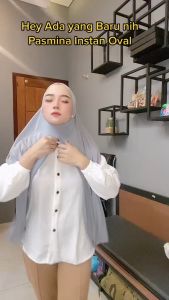PASMINA INSTAN/HIJAB INSTAN/KERUDUNG INSTAN/PASTAN TERBARU/PASHMINA INSTAN OVAL JERSEY SUPER IMPORT KOREA BAHAN LEMBUT TEBAL DAN TIDAK MENERAWANG/PASTAN JERSEY OVAL SUPER