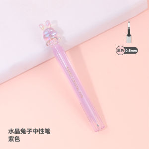 Kuki Keqi Crystal Gel Pen Cute Cat Claw Black Girls Heart High-Looking Creative Girl Signature Ball Pen