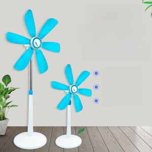 New Arrival Floor Fan For Home Ultra-Quiet Non-Mesh Cover Large Wind Six-Leaf Portable Simple Floor Small Electric Fan