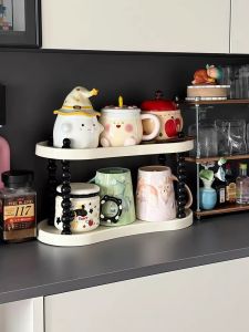 XUNHUAI | Corner Placement High-end Luxury Cup Storage Rack