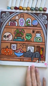 Colouring Book for Kid Adults Teens Coloring Book for Relaxation buku mewarna dewasa 46Pages
