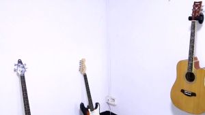 Advanced Simple Wall-Mounted Acoustic Guitar Bracket & Electric Guitar Parts Organizer